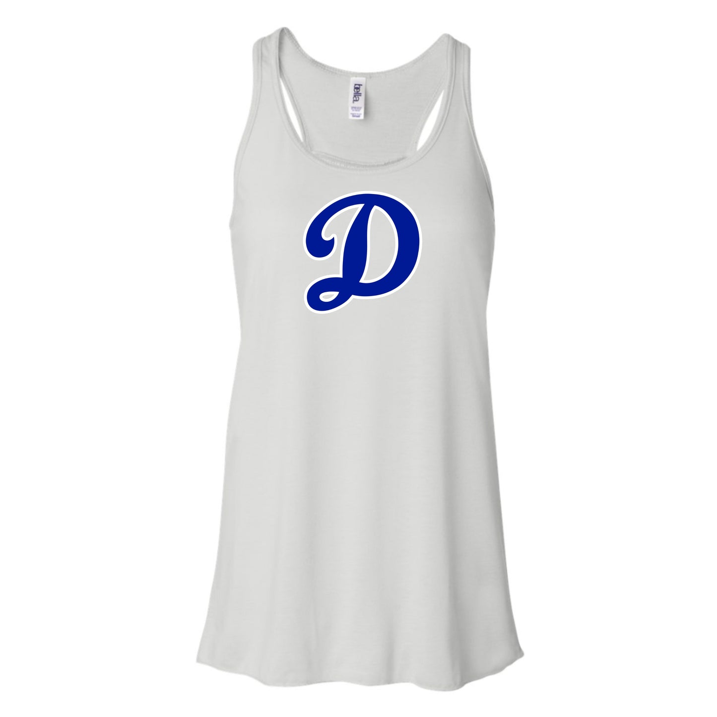 Dover Little League D Logo Women's Flowy Racerback Tank