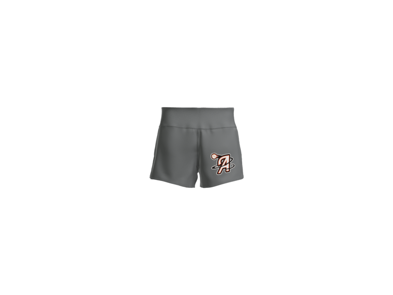 Aces Baseball Orbit Logo Women's Performance Shorts - Iron Grey