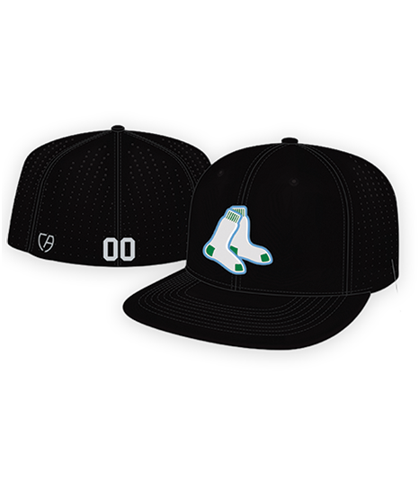 Bigbie’s BlackSox 3D Sock Logo Flexfit Hat