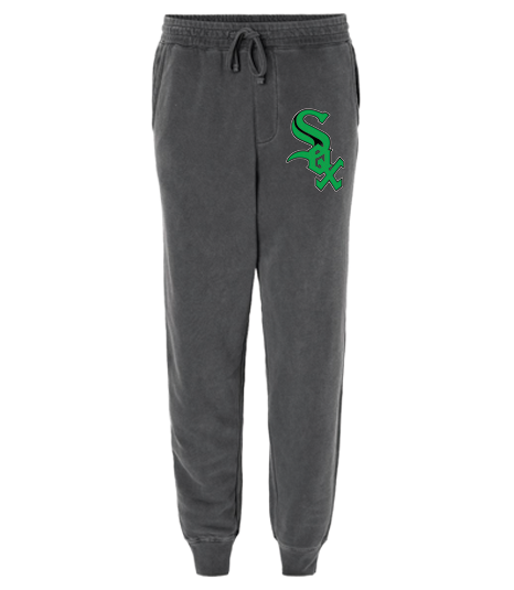 Bigbie’s BlackSox Softball "Sox" Logo Pigment-Dyed Sweatpants