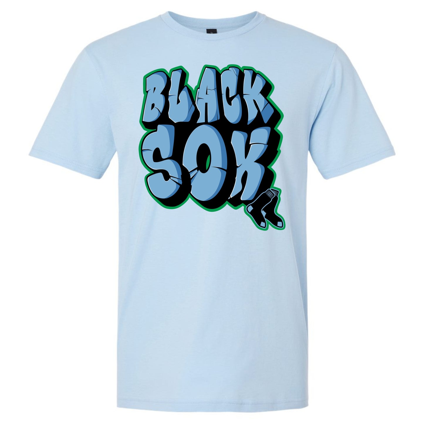 Bigbie’s BlackSox Graffiti Logo Unisex Tee