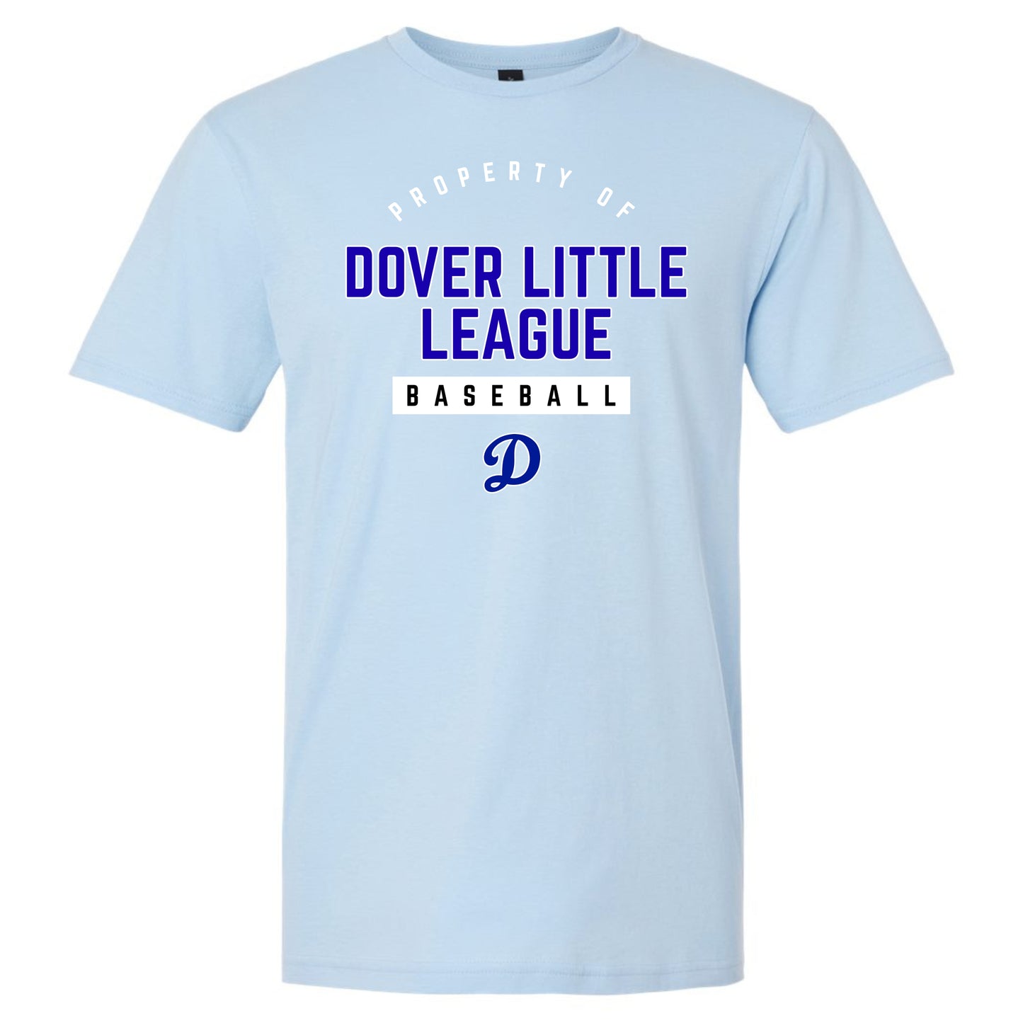Property of Dover Little League Baseball Unisex Tee