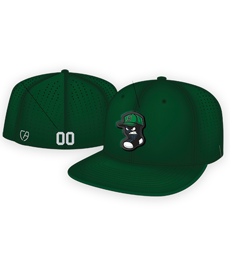 Bigbie’s BlackSox Mascot 3D Flexfit Hat (Green Edition)