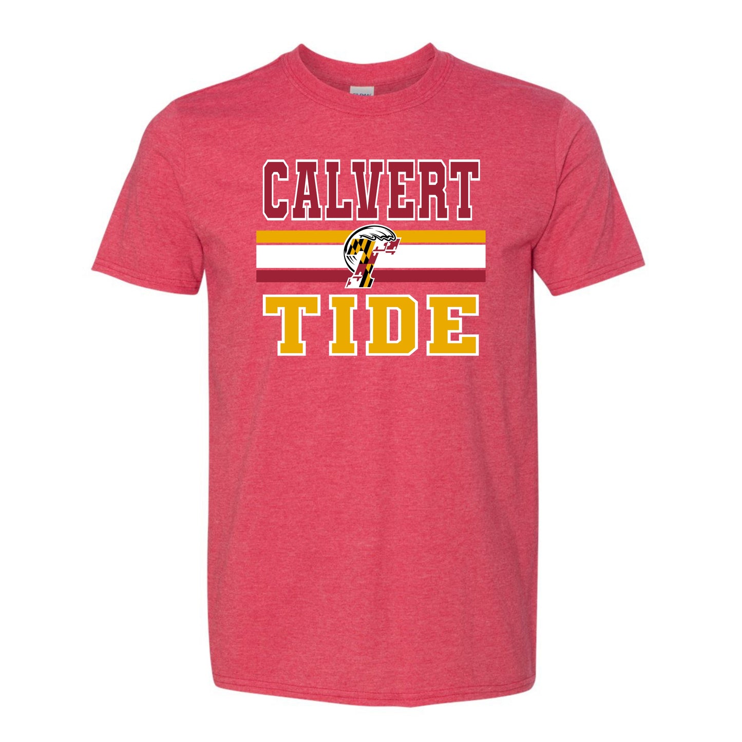 Calvert Tide Retro Varsity Baseball Unisex Tee