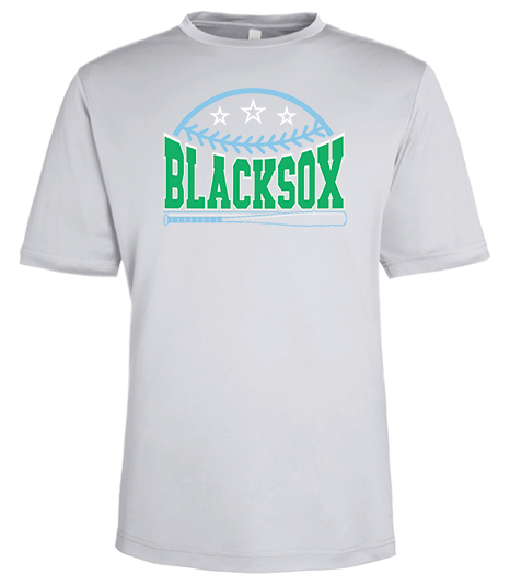 Bigbie’s BlackSox All-Star Bat Logo Unisex Performance Tee