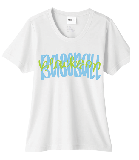 Bigbie’s BlackSox Script Logo Women's Performance Tee