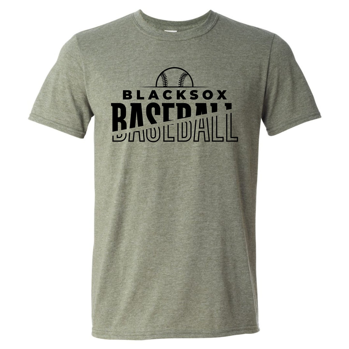 Bigbie’s BlackSox Essential Black Logo Unisex Tee