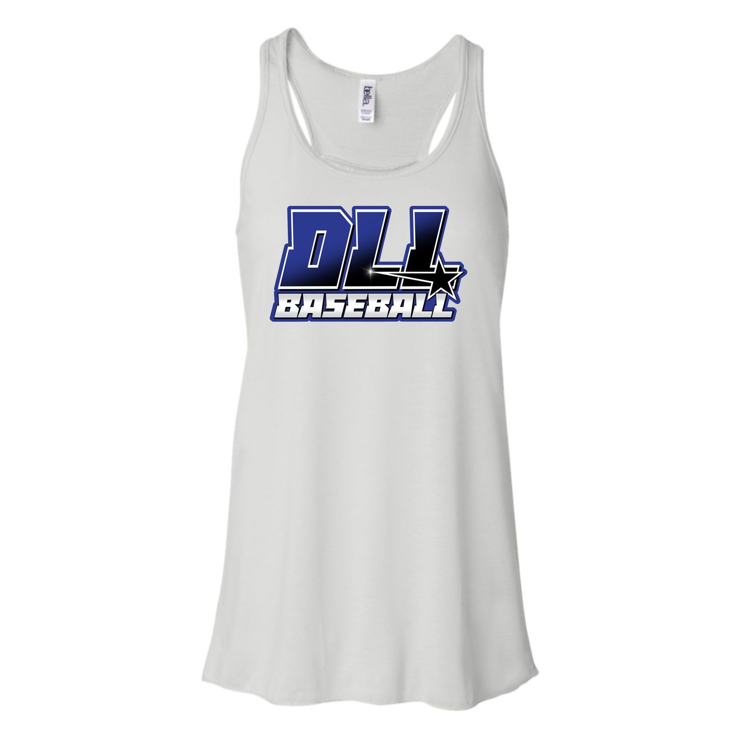Dover Little League Traditional Logo Women's Flowy Racerback Tank