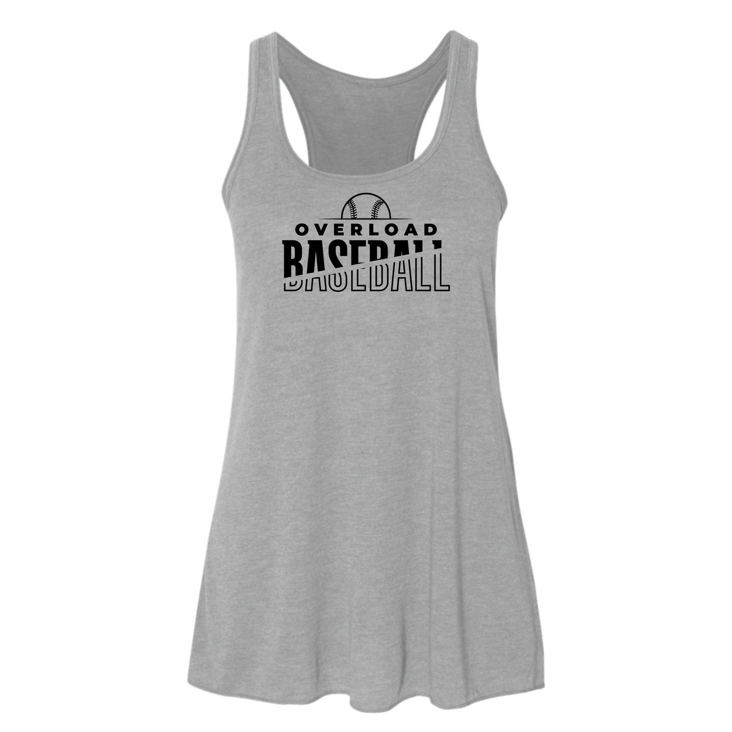 OverLoad Baseball Essential Women's Flowy Racerback Tank