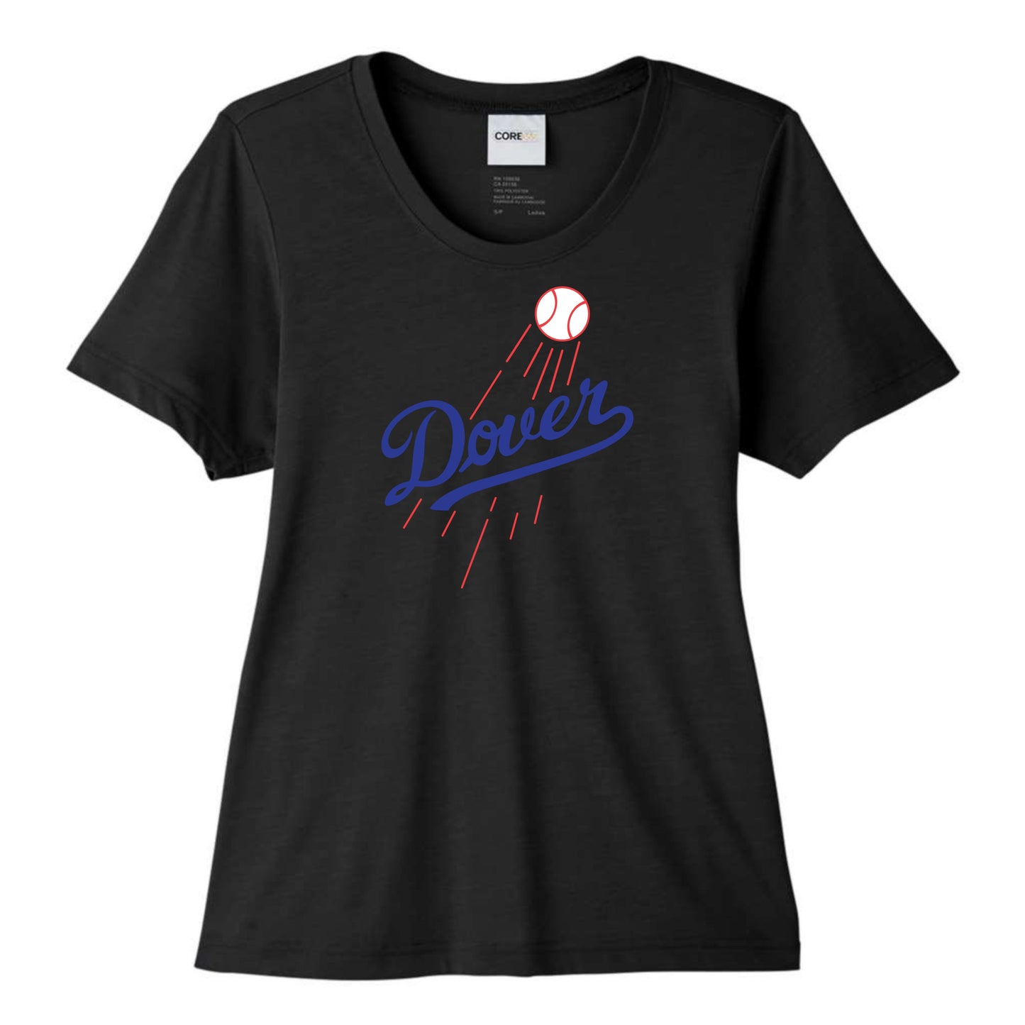 Dover Script Logo Women's Performance Tee