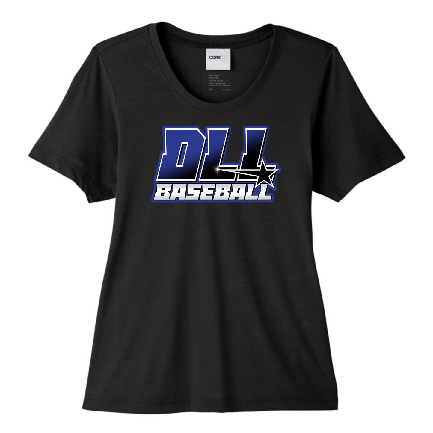 Dover Little League DLL Baseball Women's Performance Tee