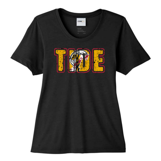 Calvert Tide Distressed TIDE Women's Performance Tee