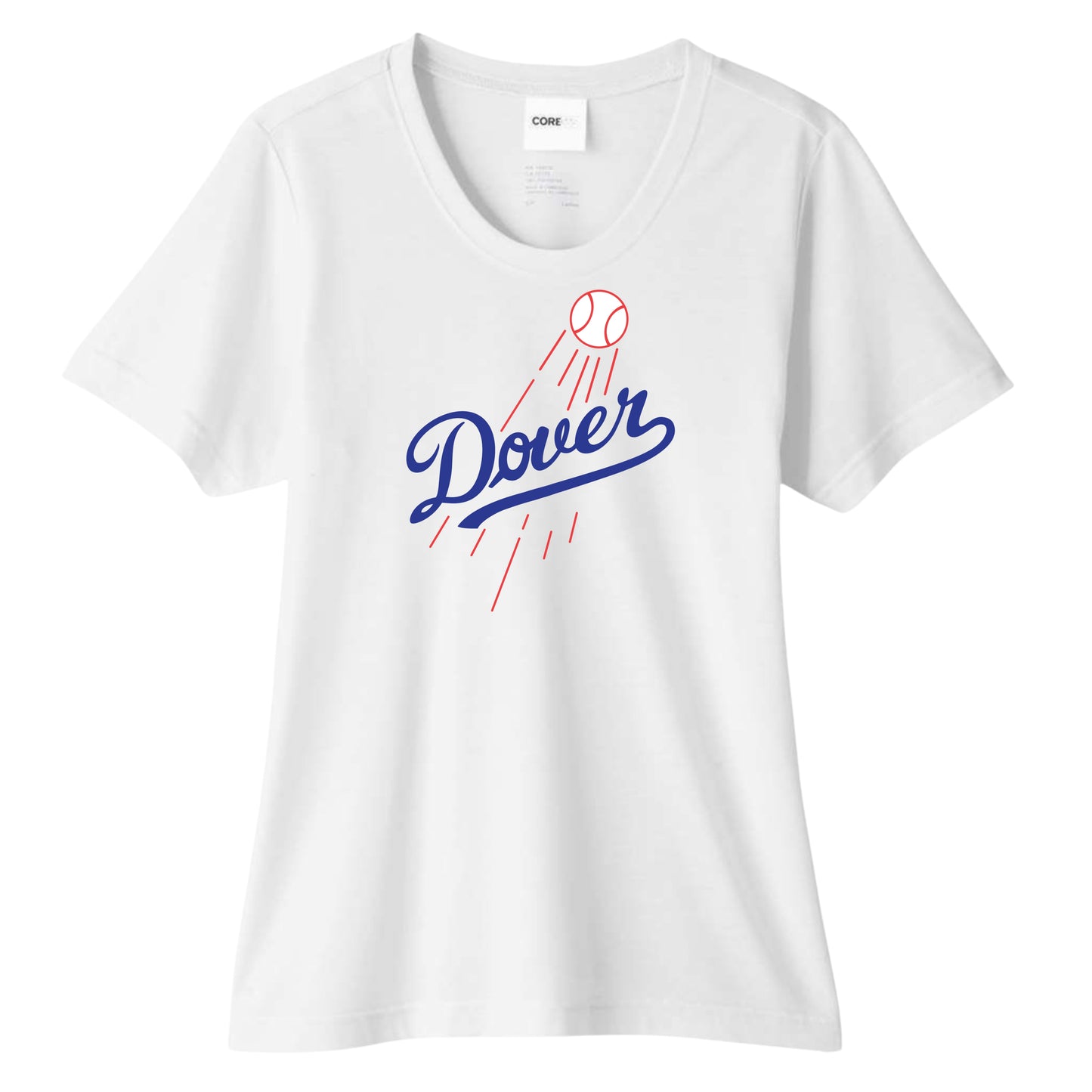 Dover Script Logo Women's Performance Tee