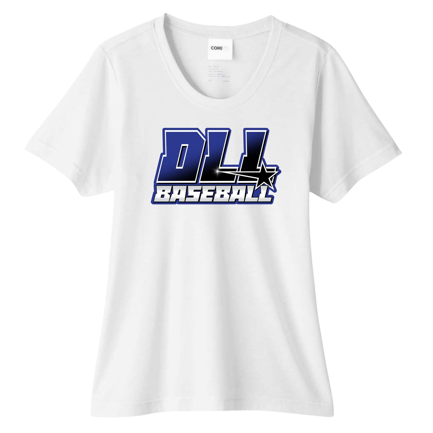 Dover Little League DLL Baseball Women's Performance Tee