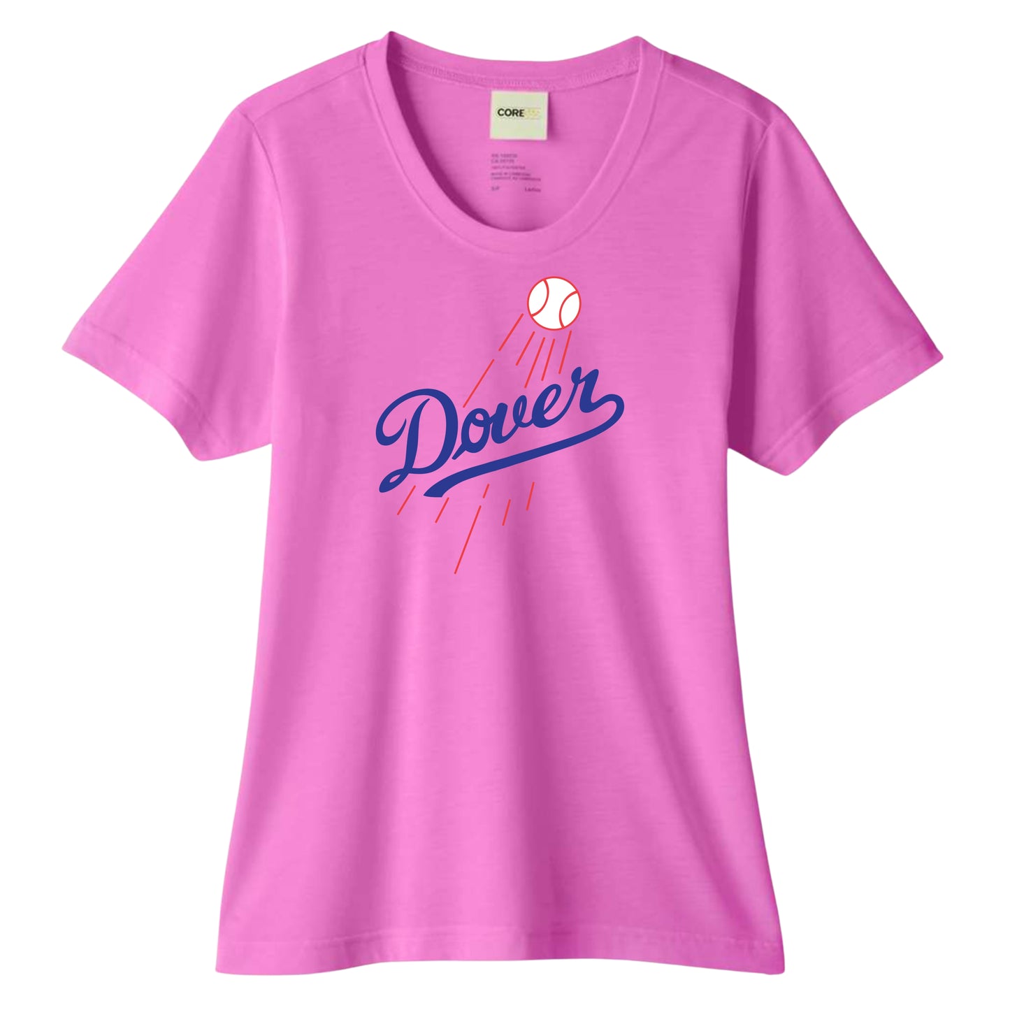 Dover Script Logo Women's Performance Tee