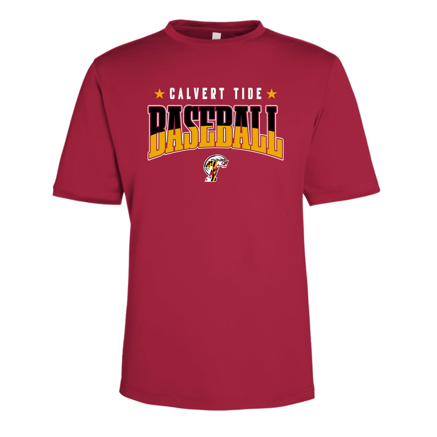 Calvert Tide Traditional Unisex Performance Tee