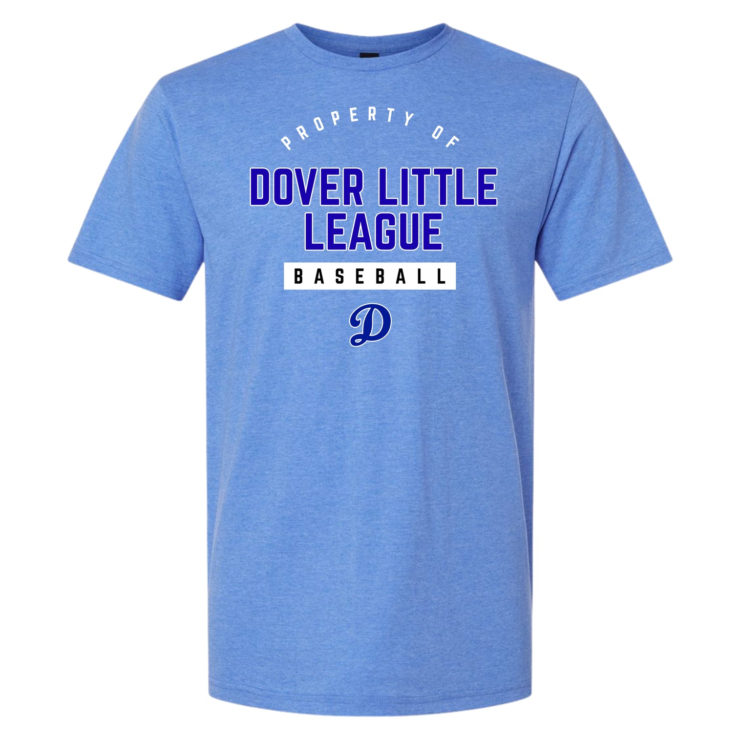 Property of Dover Little League Baseball Unisex Tee