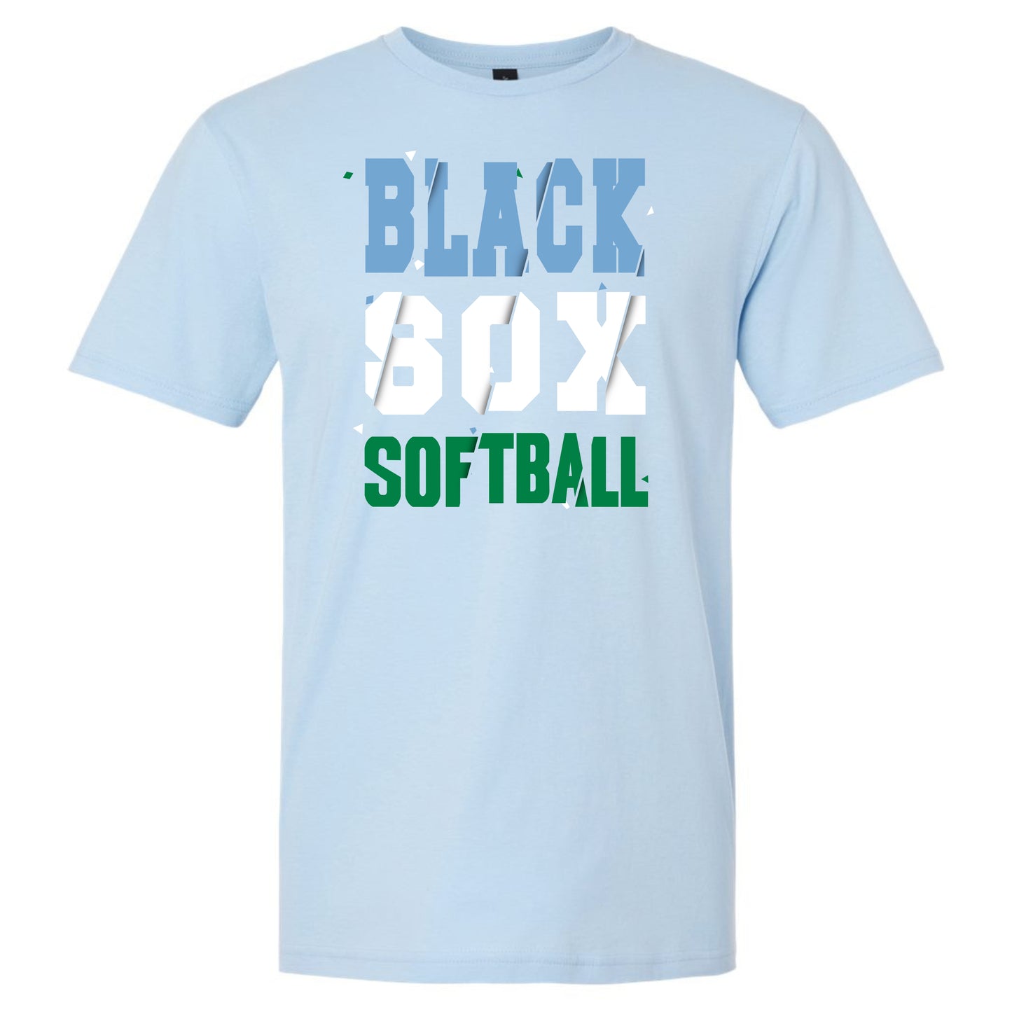 BlackSox Softball “Split Stack” Unisex Tee