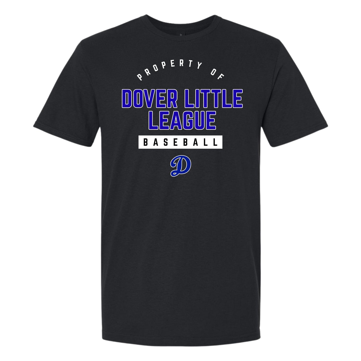 Property of Dover Little League Baseball Unisex Tee