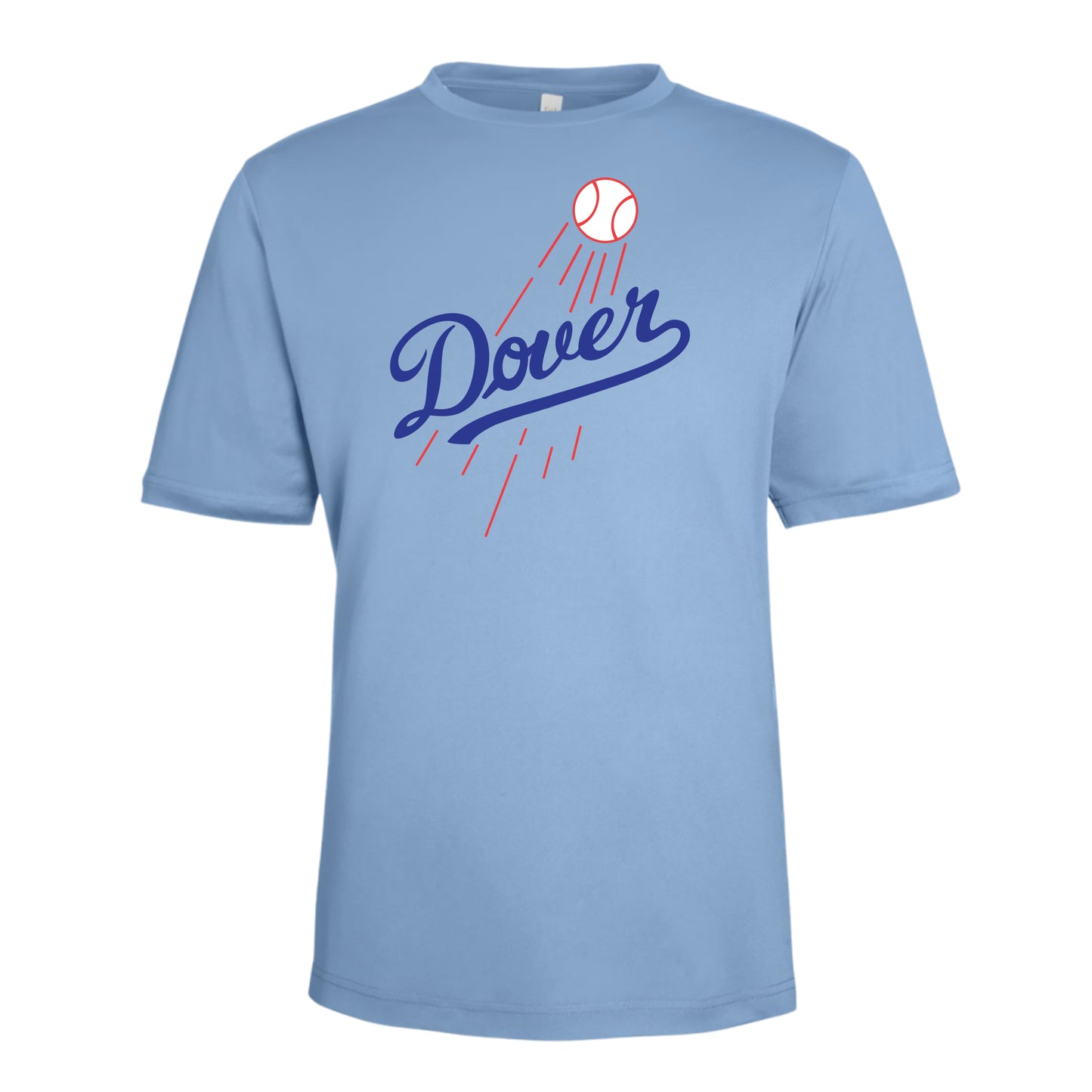Dover Script Logo Unisex Performance Tee