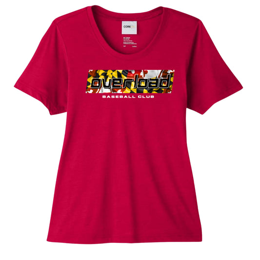 OverLoad Baseball Maryland Flag Women's Performance Tee