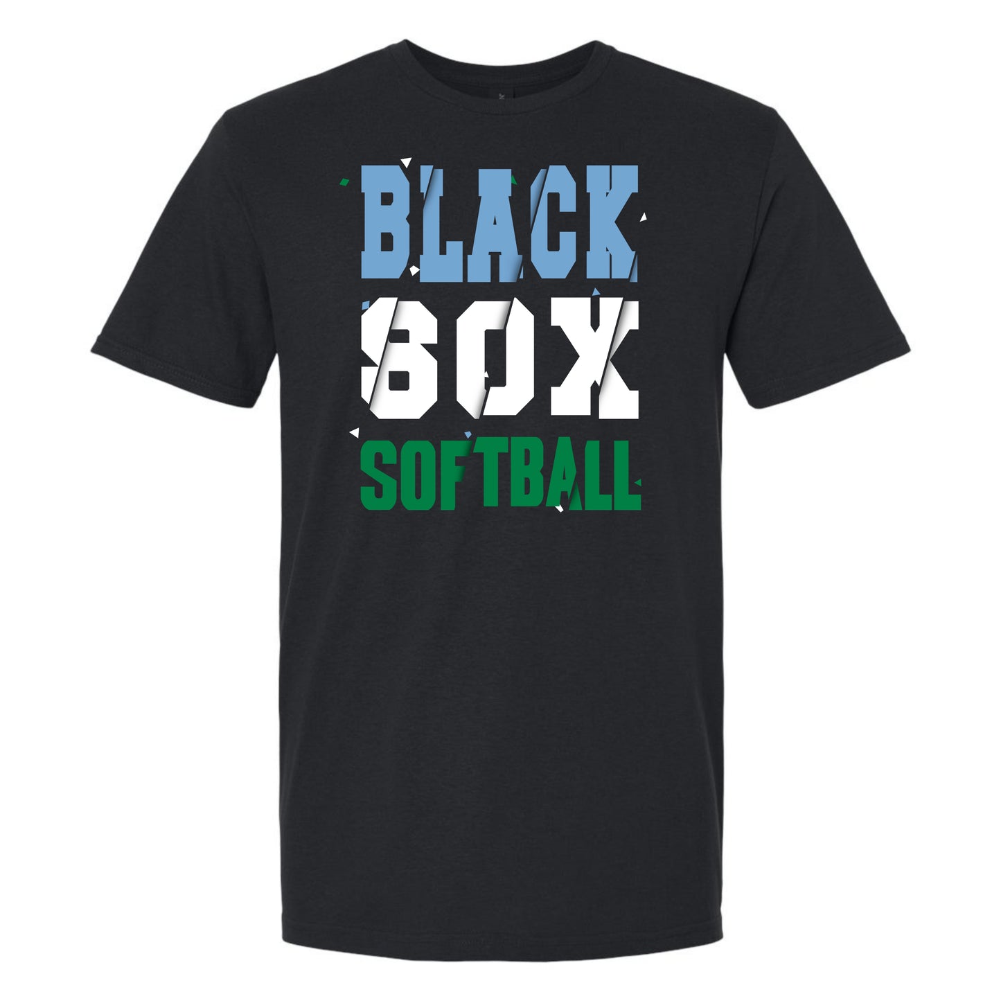 BlackSox Softball “Split Stack” Unisex Tee