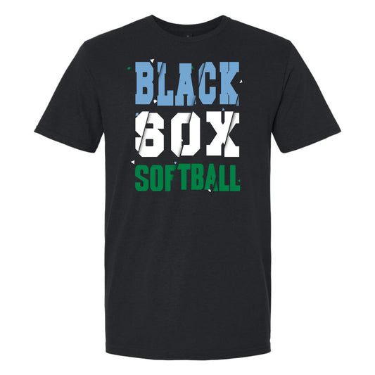 BlackSox Softball “Split Stack” Unisex Tee