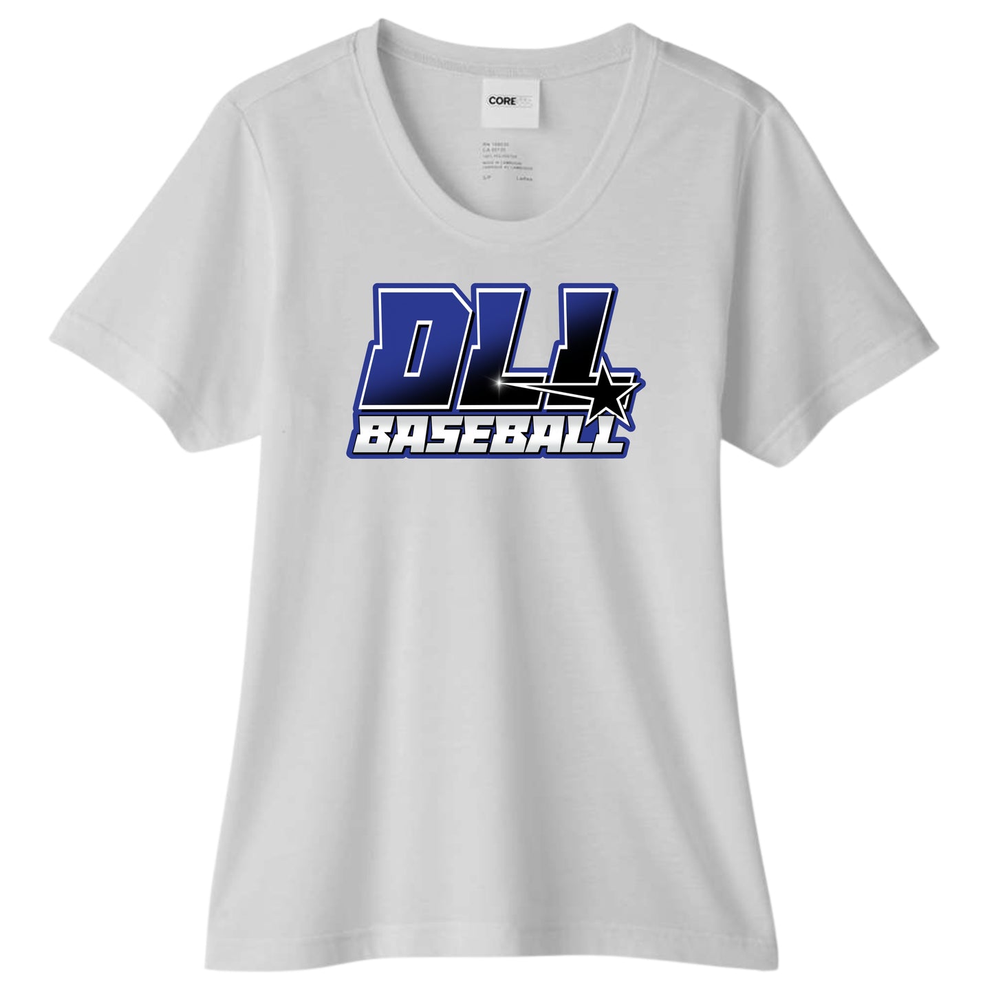 Dover Little League DLL Baseball Women's Performance Tee