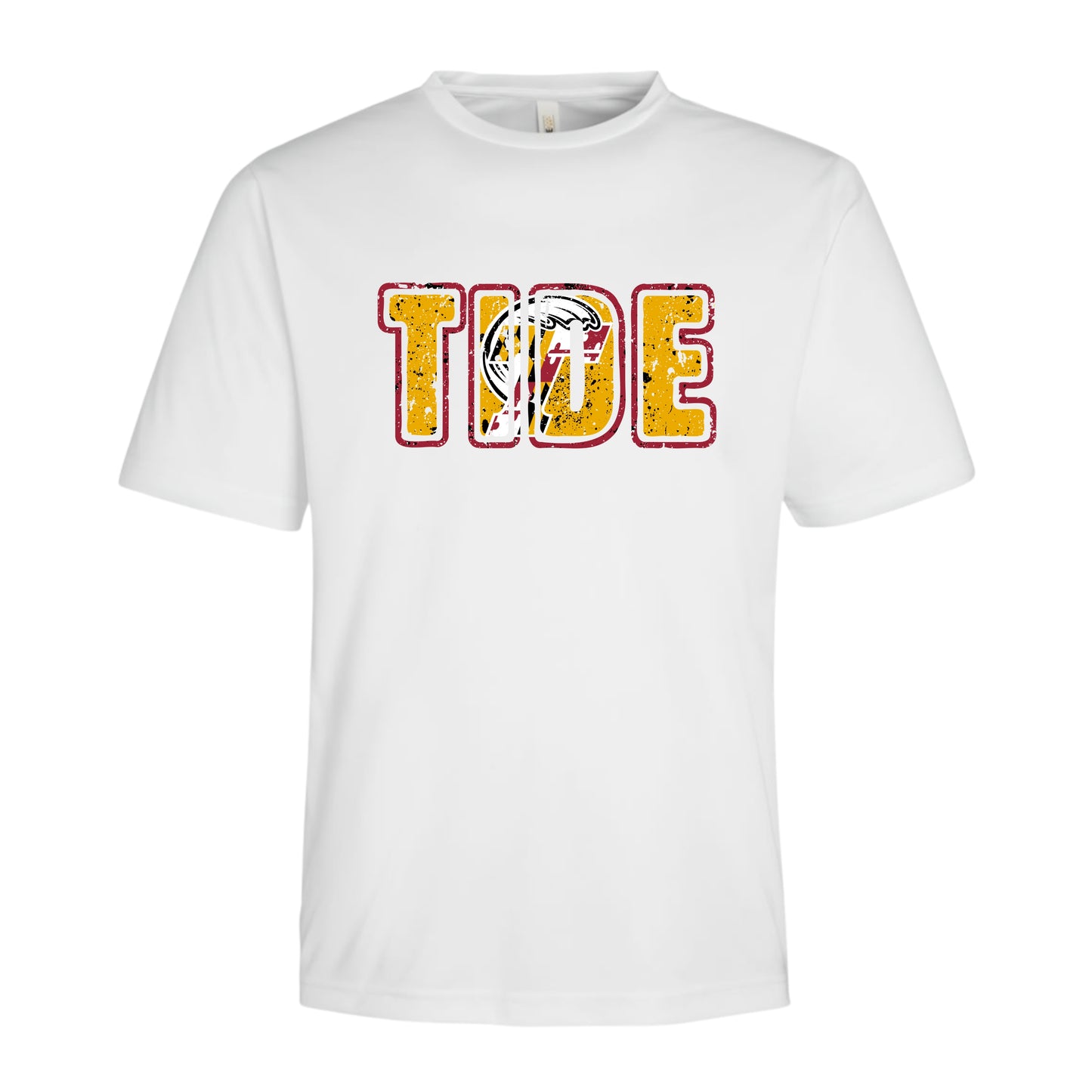 Calvert Tide Distressed TIDE Unisex Performance Tee