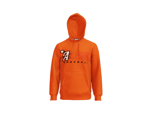 Aces SZN Baseball Heavyweight Fleece Hoodie - Orange