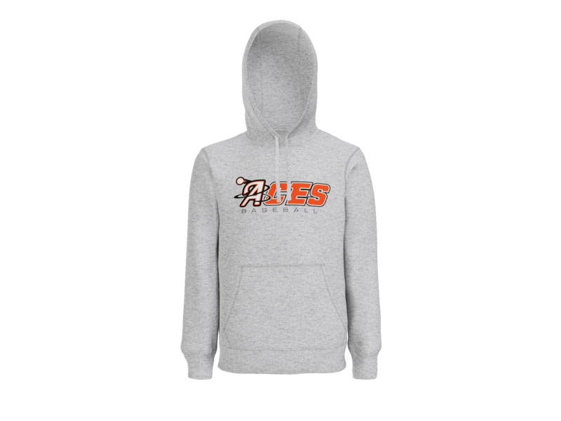 Aces Baseball Wordmark Pullover Hoodie - Athletic Heather