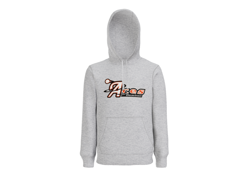 Aces Baseball Logo Pullover Hoodie - Athletic Heather