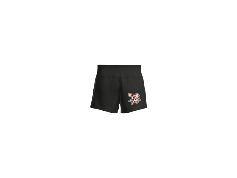 Aces Baseball Orbit Logo Women's Performance Shorts - Black