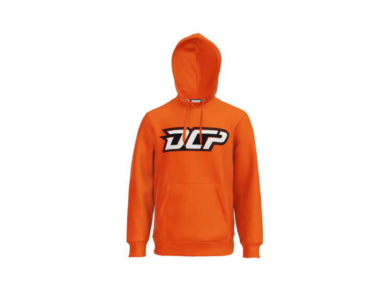 DCP Logo Heavyweight Fleece Hoodie - Orange