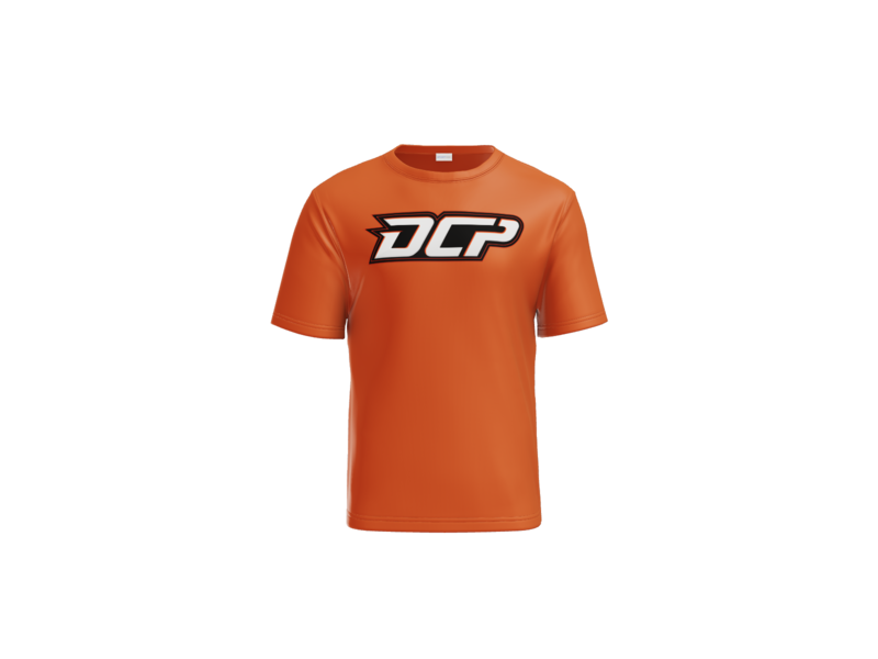 DCP Logo Performance Tee - Deep Orange