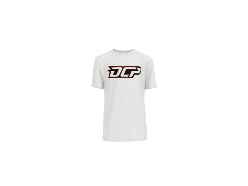 DCP Logo Youth Performance Tee - White