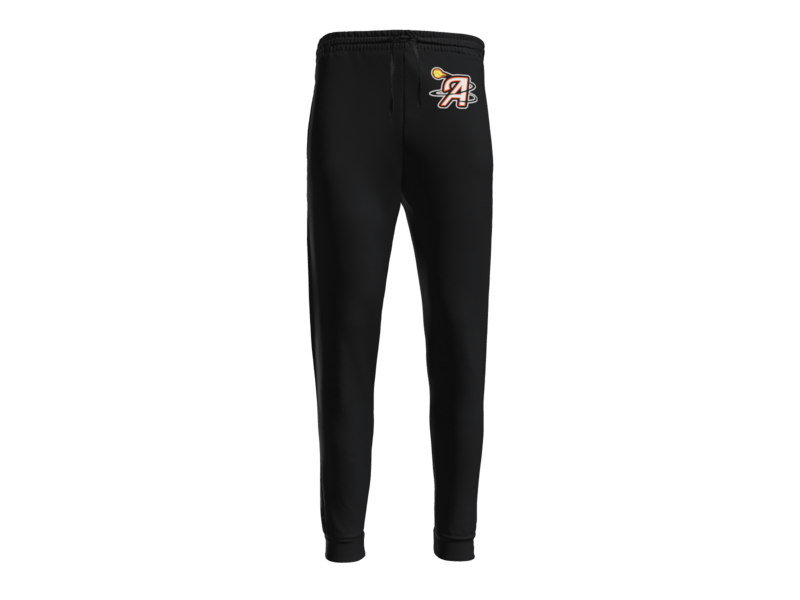 Aces Softball Orbit Logo Unisex Fleece Joggers - Black Ink