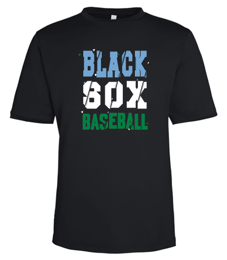 BlackSox Baseball “Split Stack” Performance Tee