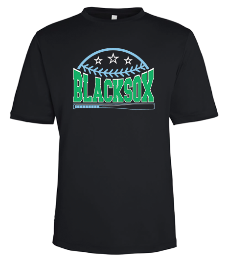 Bigbie’s BlackSox All-Star Bat Logo Unisex Performance Tee
