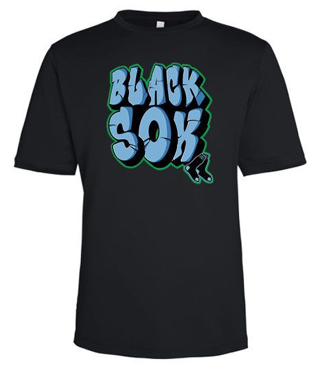 Bigbie’s BlackSox Graffiti Logo Unisex Performance Tee