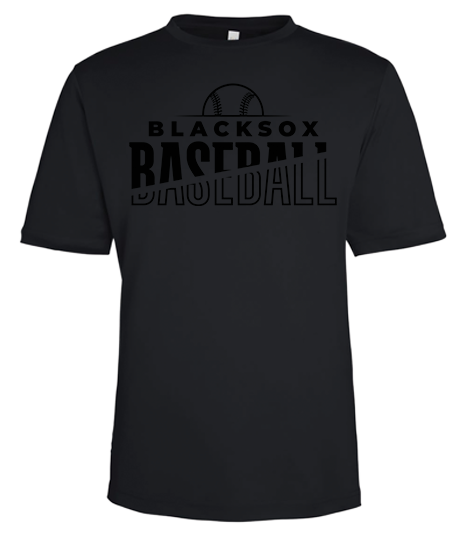 Bigbie’s BlackSox Essential Logo Unisex Performance Tee