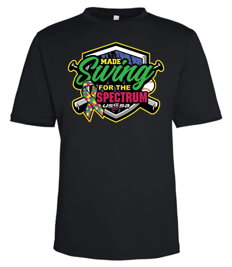 MADE Swing for the Spectrum Official Tournament Shirt - Performance Crew Neck