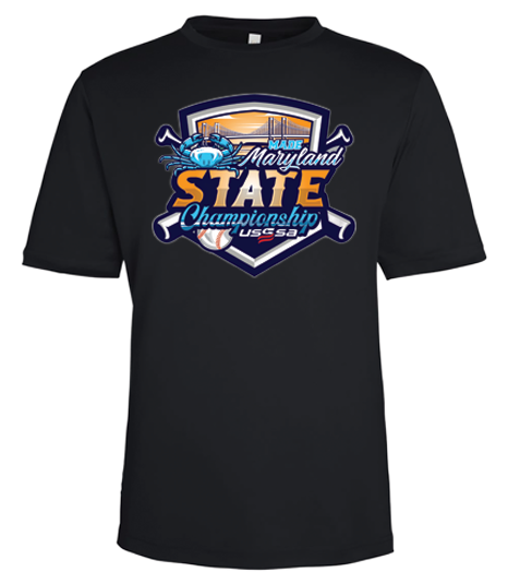 MADE Maryland State Championship Official Tournament Shirt - Performance Crew Neck