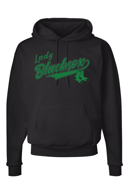 2026 Bigbie’s LadySox Team Unisex Hoodie – Quick Turn - Green on Black