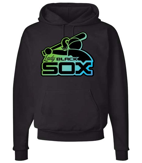 Bigbie’s Lady BlackSox Logo Unisex Hoodie