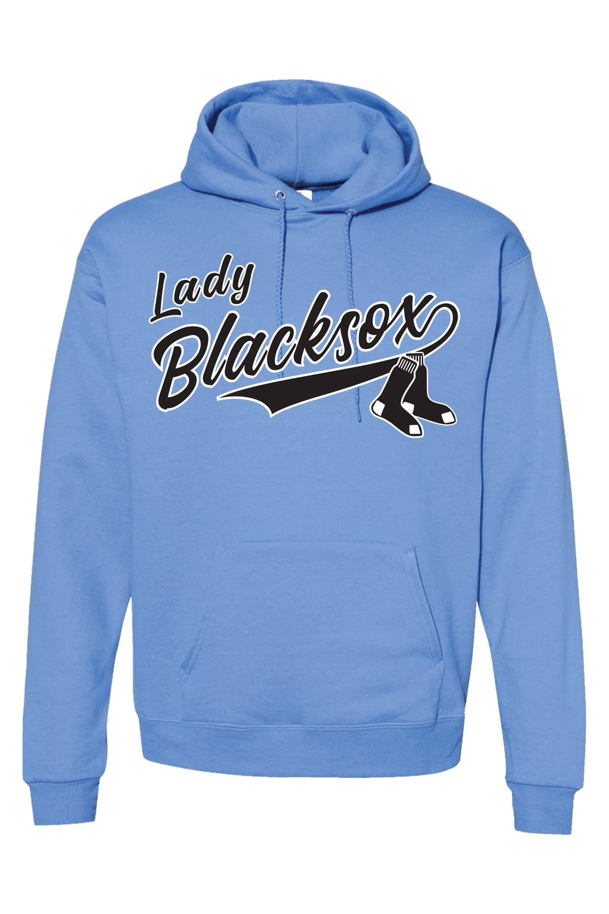2026 Bigbie’s LadySox Team Unisex Hoodie – Quick Turn - Black on Blue