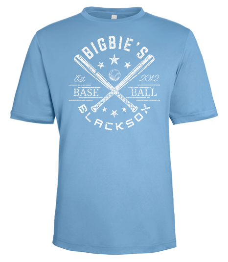 Bigbie’s BlackSox Vintage Cross Bats Unisex Performance Tee