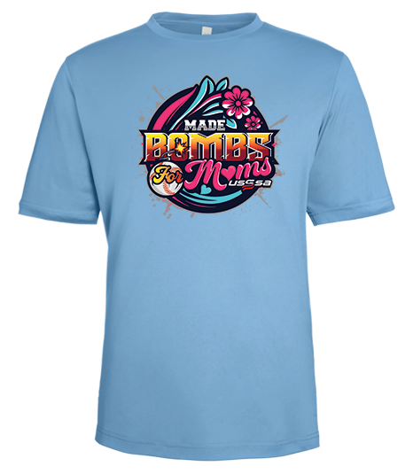 MADE Bombs for Moms Official Tournament Shirt - Performance Crew Neck