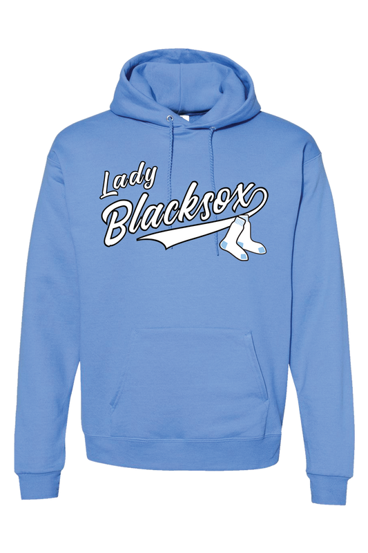 2026 Bigbie’s LadySox Team Unisex Hoodie – Quick Turn - White on Blue