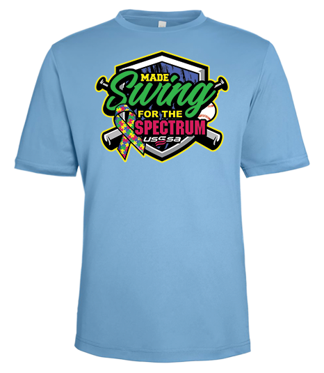MADE Swing for the Spectrum Official Tournament Shirt - Performance Crew Neck